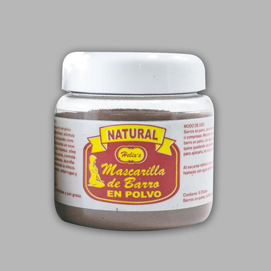 6 Bottles of Exfoliating Face Clay Mask Powder Mascarilla en Polvo From Honduras 8oz Each.